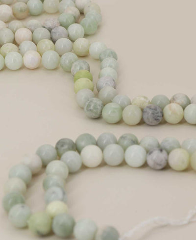 Green Jade Beads Decorative Strand - Wreaths & Garlands