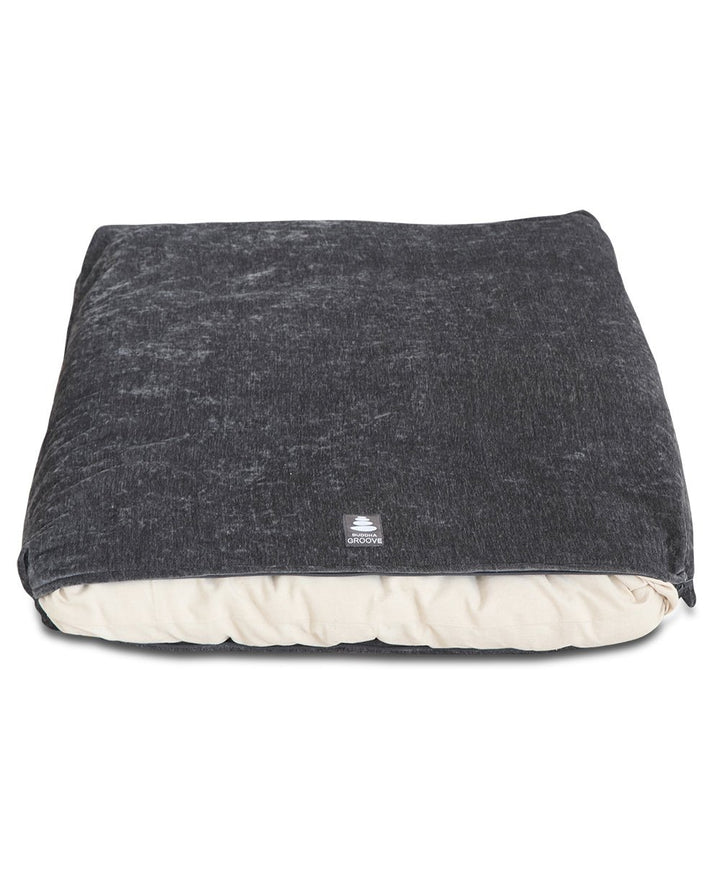 Grey Chenille Zabuton Meditation Cushion - Massage Cushions