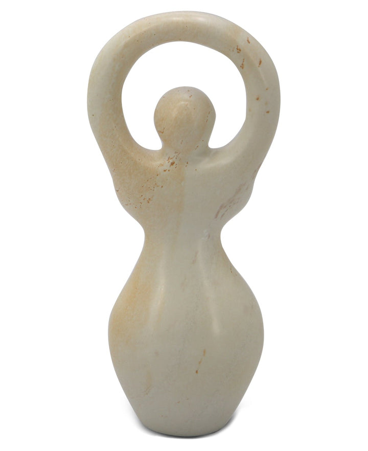 Handcarved Ancient Fertility Goddess Soapstone Sculpture - Figurines