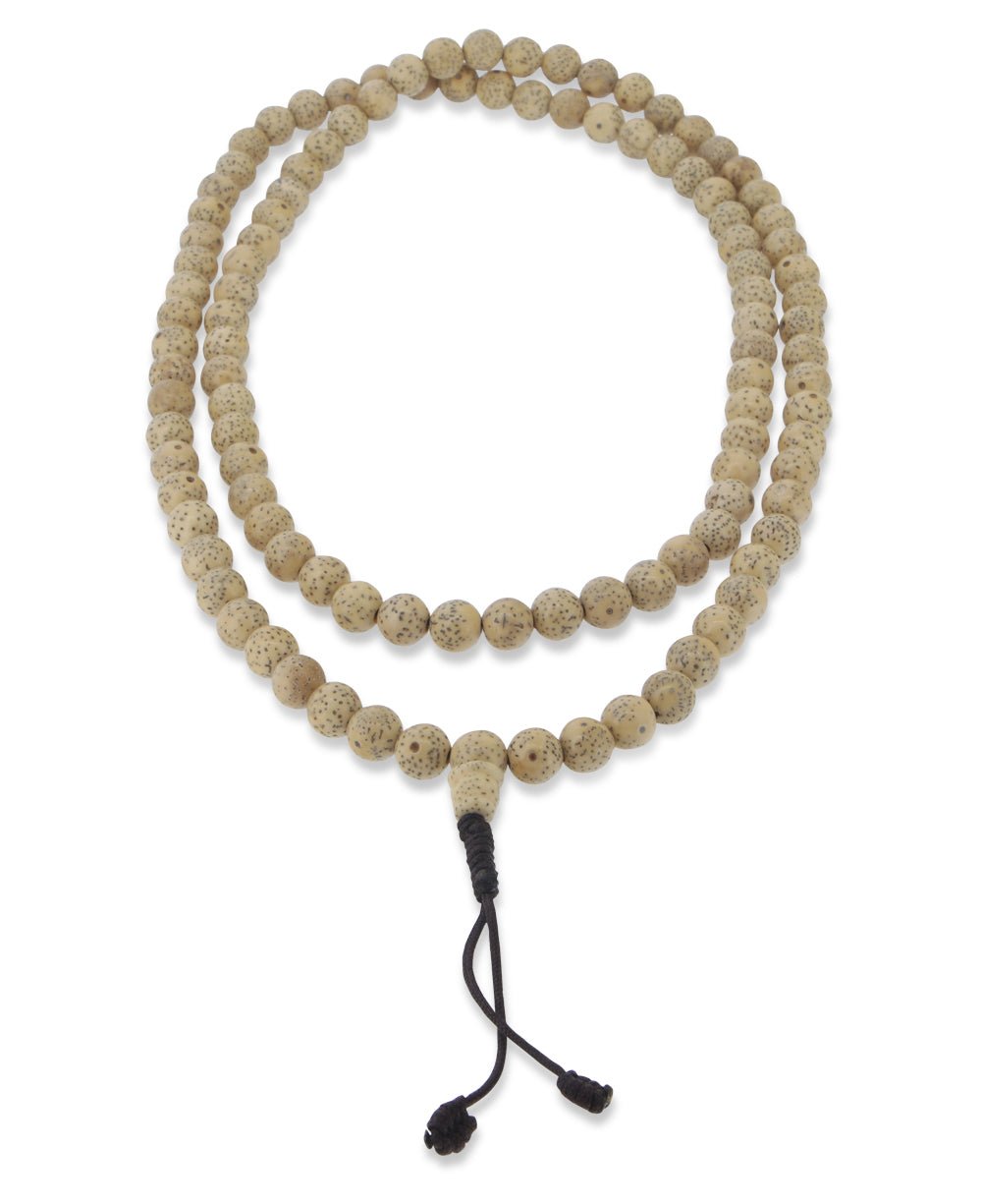 Handmade Lotus Seed Mala, 108 Beads - Prayer Beads