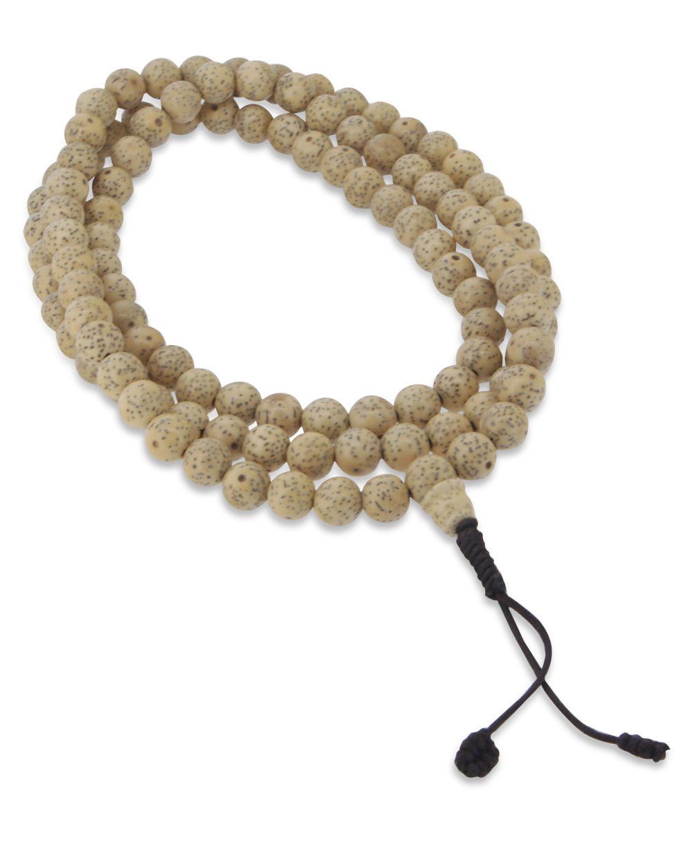 Handmade Lotus Seed Mala, 108 Beads - Prayer Beads