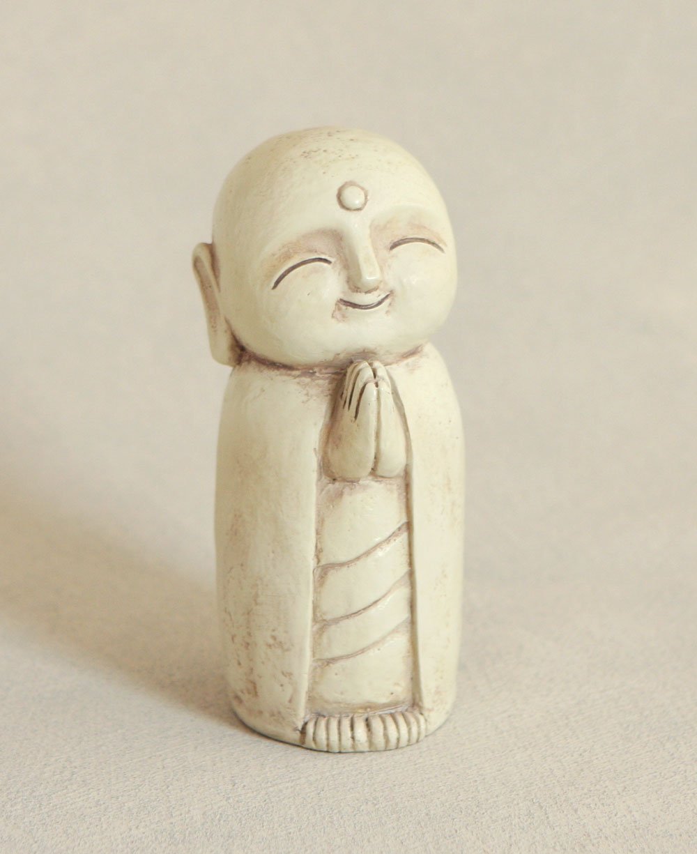 Healing and Calming Jizo Monk Statue, 5 Inches - Sculptures & Statues