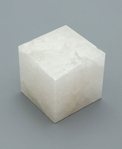 Healing Clear Quartz Gemstone Cube - Home & Garden