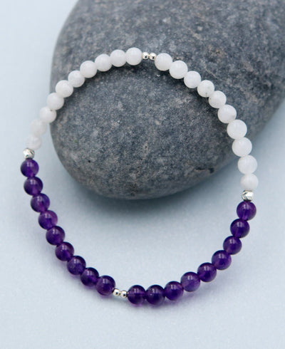 Healing Crystals Intention Gemstones Energy Bracelets - Bracelets Calm
