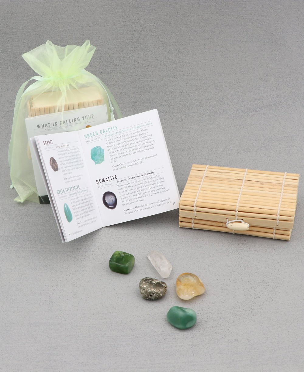 Healing Gemstone Set for Luck and Prosperity - Home & Garden