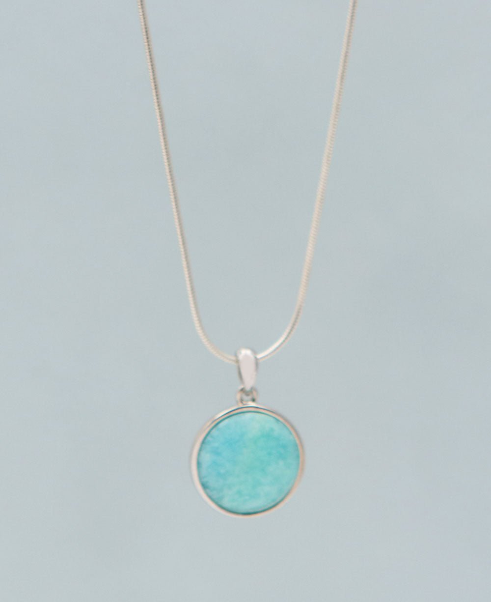 Hope and Calm Amazonite Pendant - Charms & Pendants