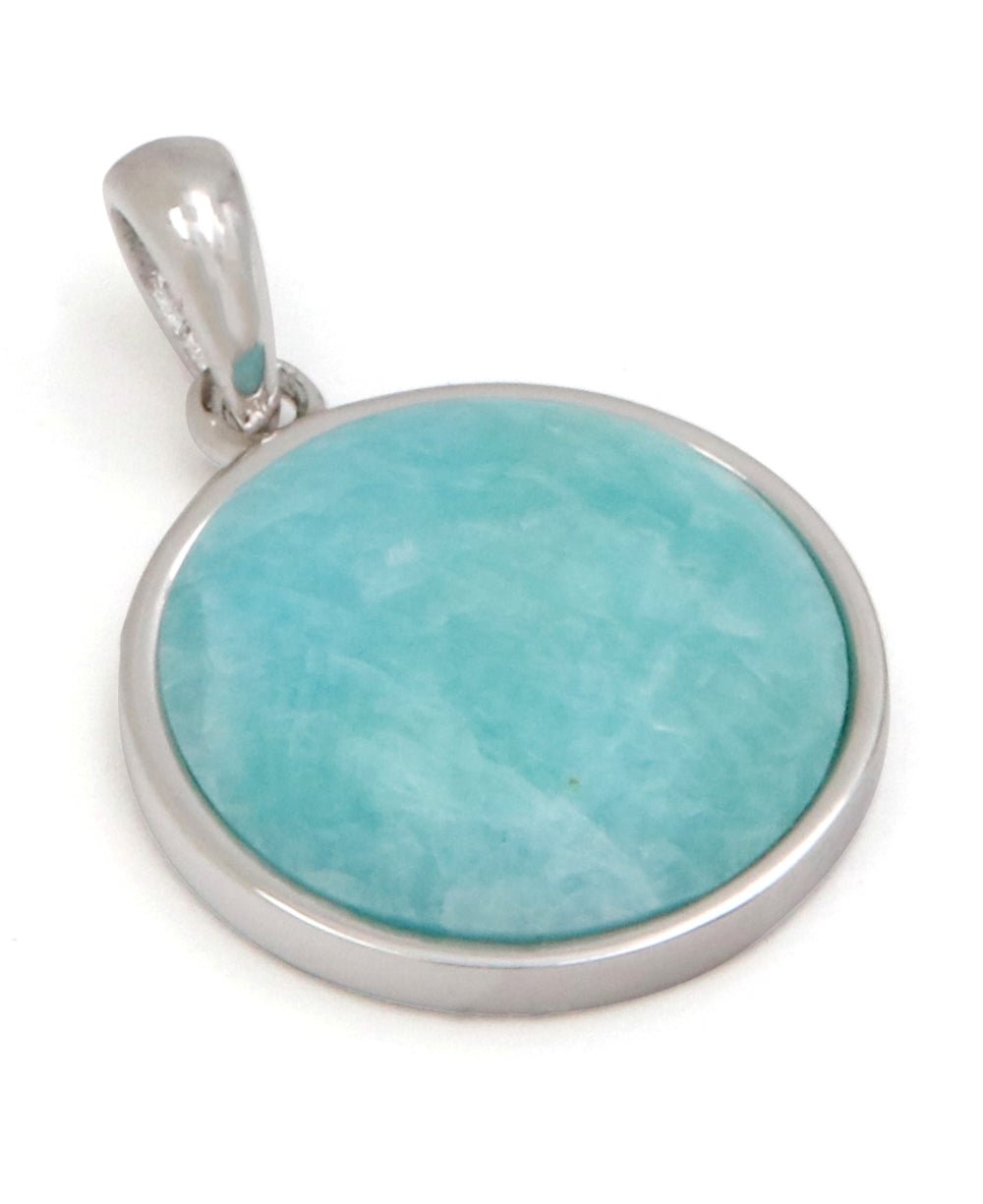 Hope and Calm Amazonite Pendant - Charms & Pendants