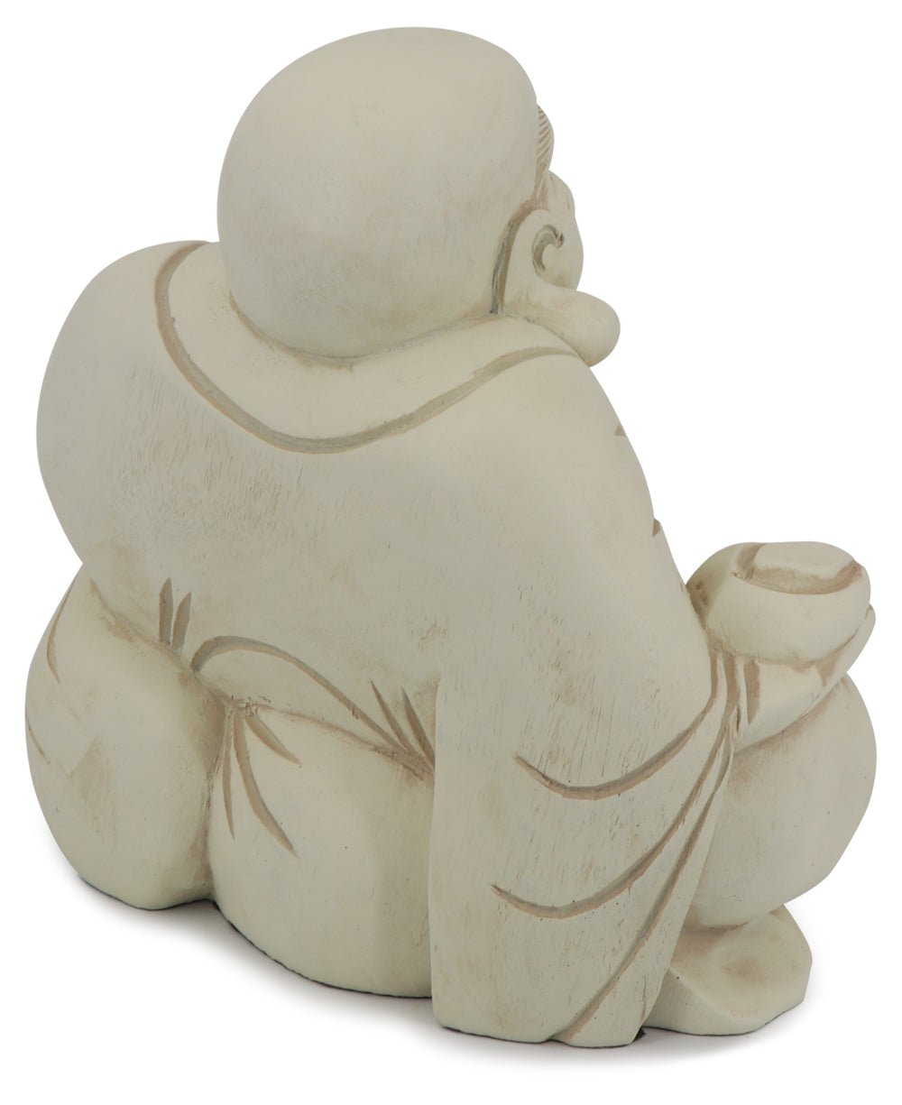 Indoor Outdoor Sitting Happy Buddha Statue - Sculptures & Statues