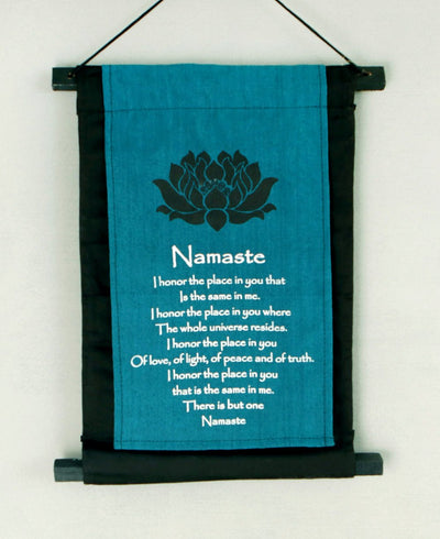 Inspirational Namaste Decor with Beautiful Lotus Art - Decor
