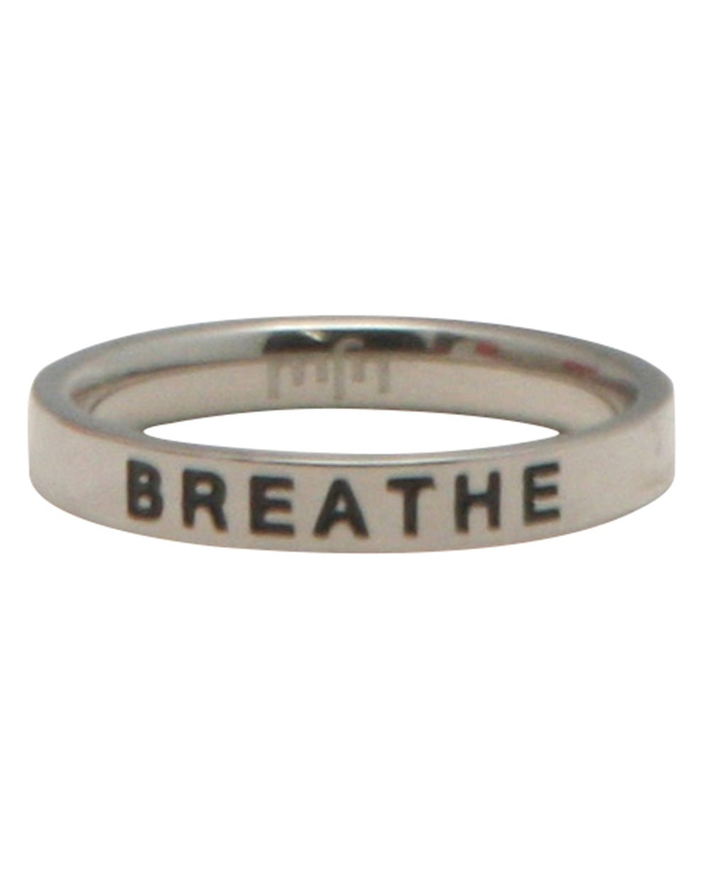 Inspirational Ring, Breathe - Size 6
