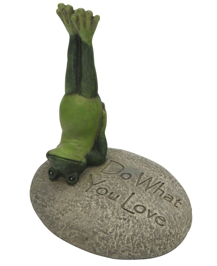 Inspirational Yoga Frog Statues, Set of 6 - Figurines