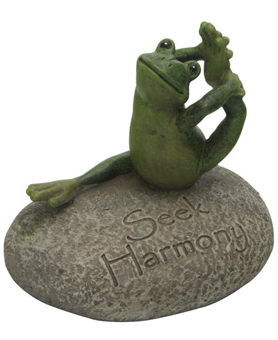Inspirational Yoga Frog Statues, Set of 6 - Figurines