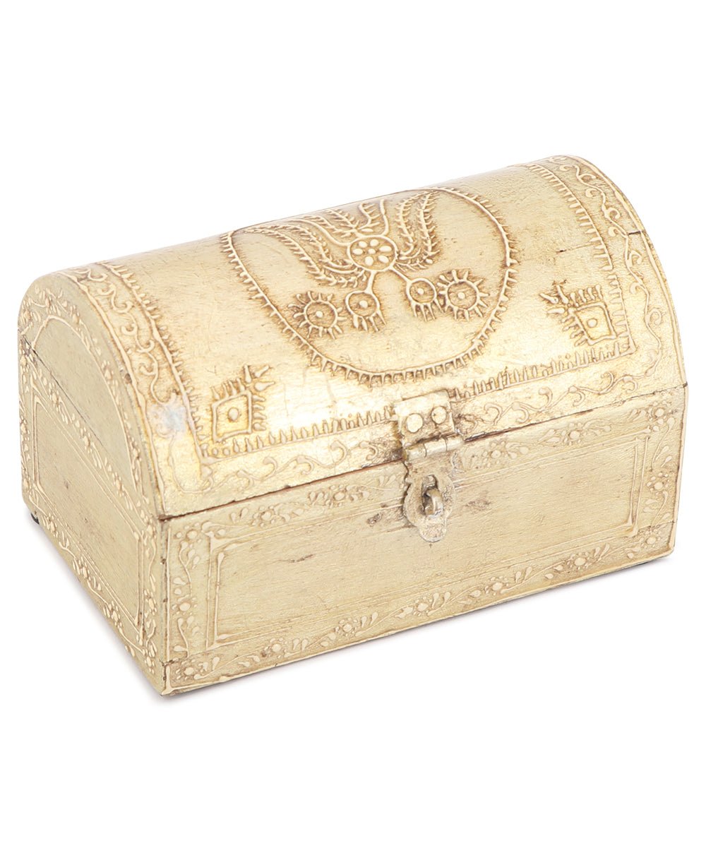 Iridescent Cream Small Keepsake Small Decorative Box - Gift Boxes & Tins