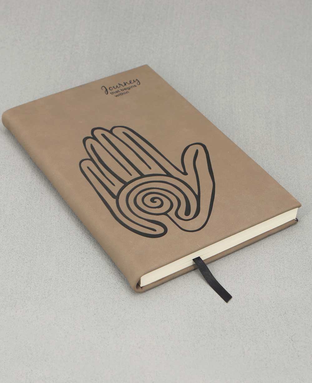 Journey That Begins Within Labyrinth Meditation Journal - Media Slate