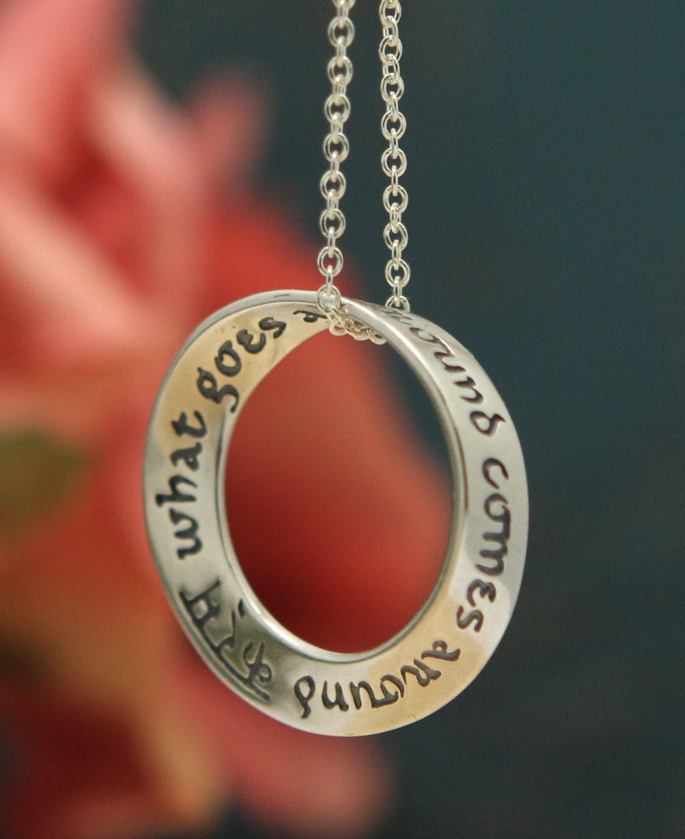 Karmic Loop Necklace, What Goes Around Comes Around - Necklaces