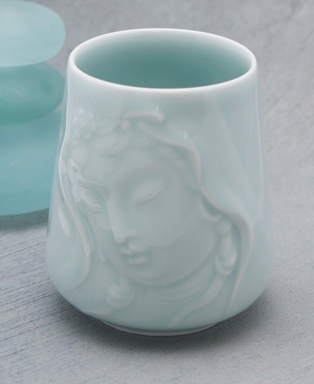 Kuan Yin Serenity Vase, 4.25 Inches - Vases