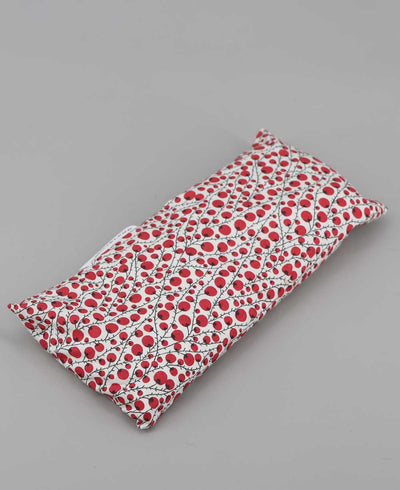 Lavender and Flaxseed Relaxing Eye Pillow - Manual Massage Tools Red Berry