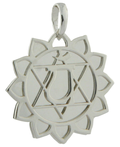 Layered Chakra Pendants in Sterling Silver - Charms & Pendants Heart Chakra