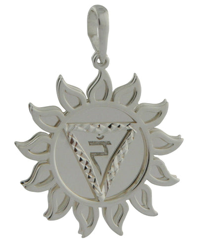 Layered Chakra Pendants in Sterling Silver - Charms & Pendants Solar Plexus Chakra