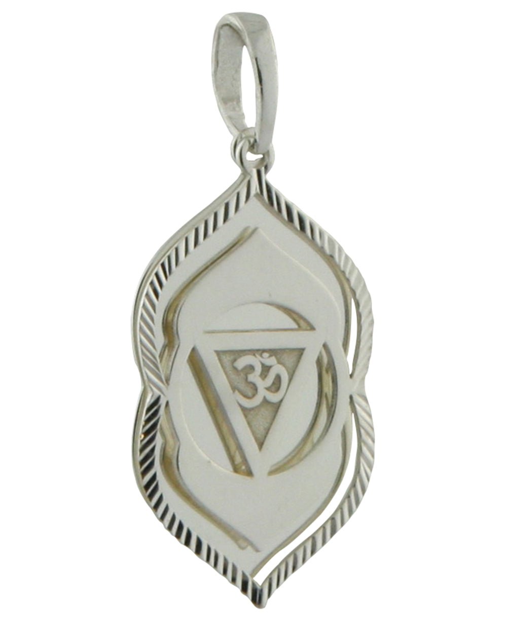 Layered Chakra Pendants in Sterling Silver - Charms & Pendants Third Eye Chakra