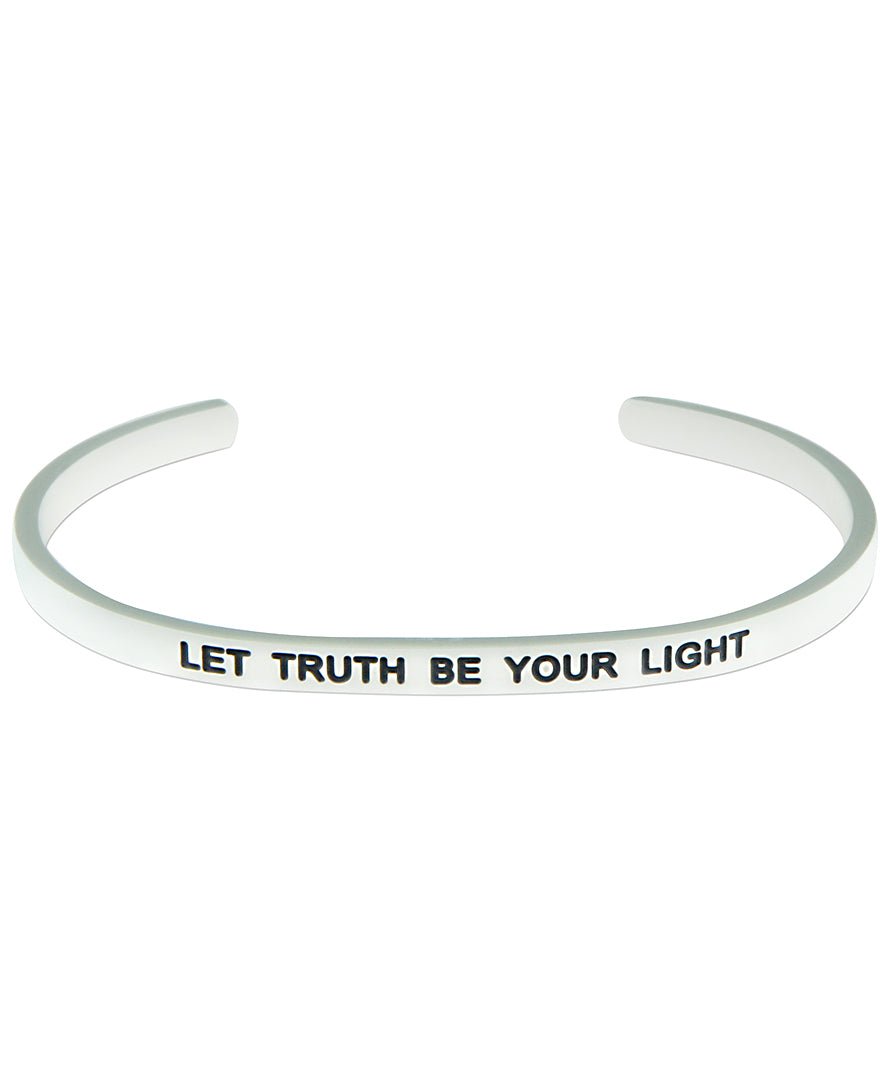 Let Truth Be Your Light Cuff Bracelet - Bracelets