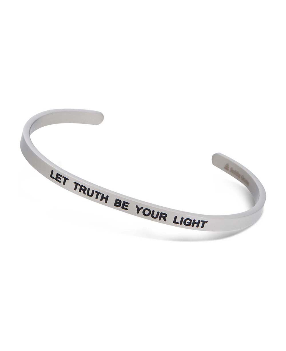 Let Truth Be Your Light Cuff Bracelet - Bracelets
