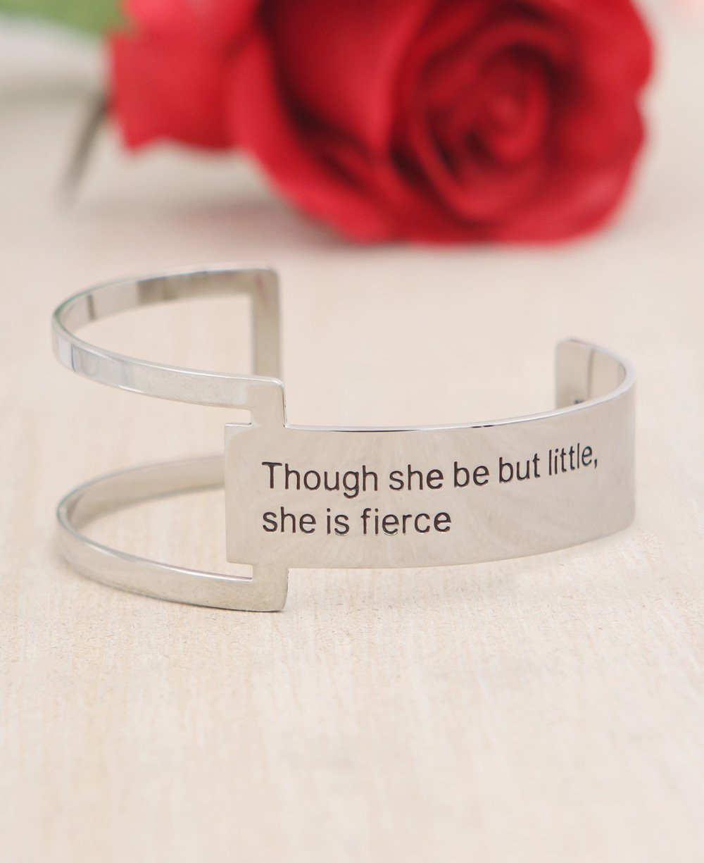 Little But Fierce Geometric Cuff Bracelet - Bracelets