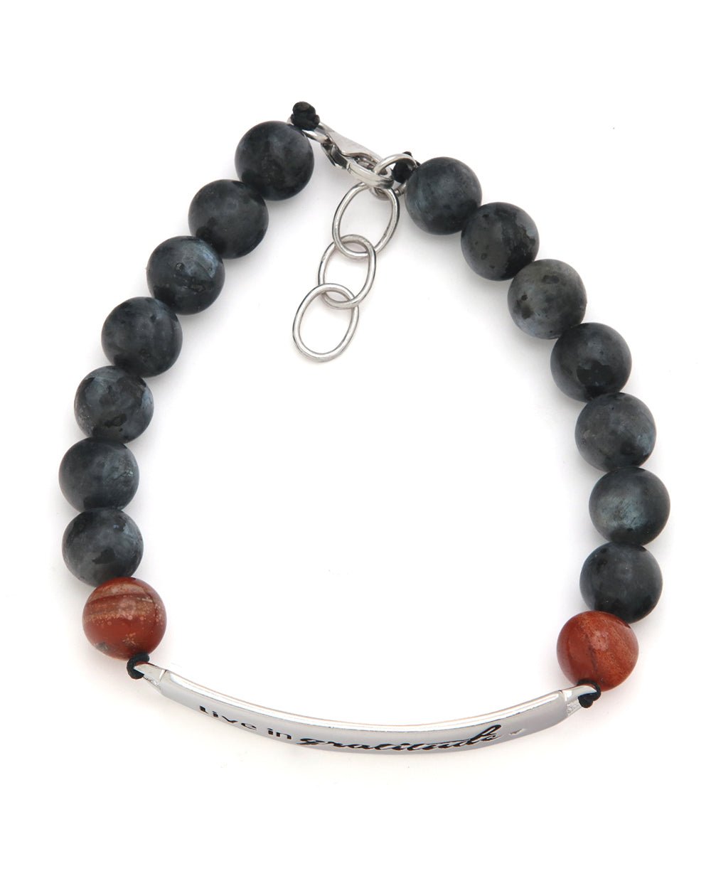 Live In Gratitude Gemstone Bracelet - Bracelets