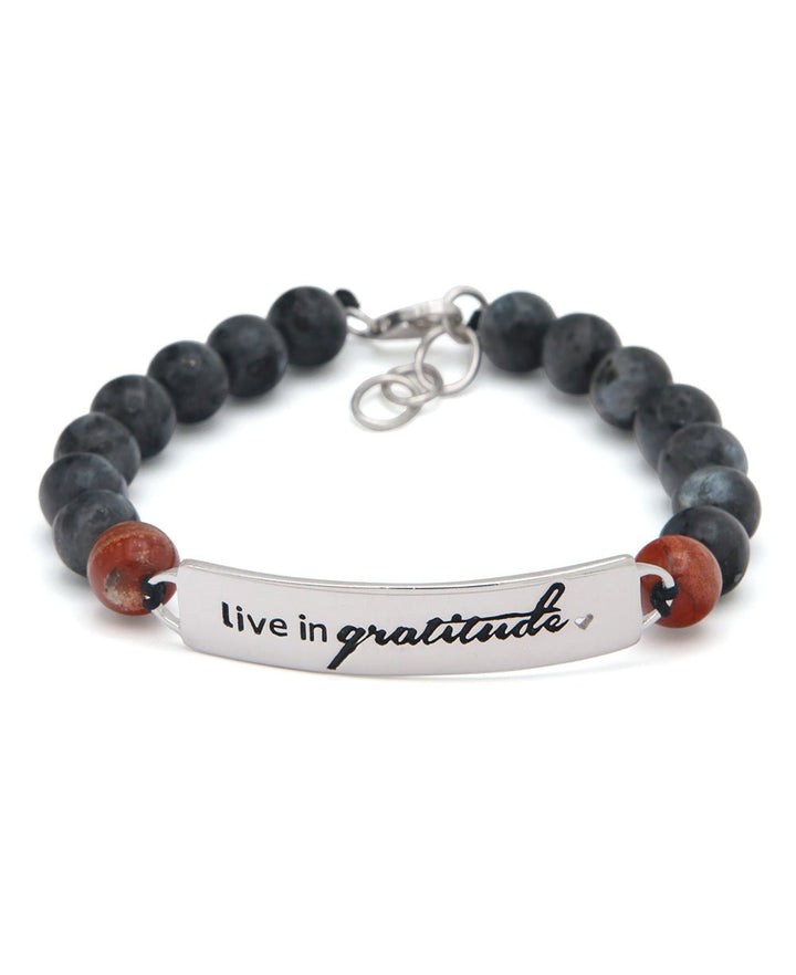 Live In Gratitude Gemstone Bracelet - Bracelets