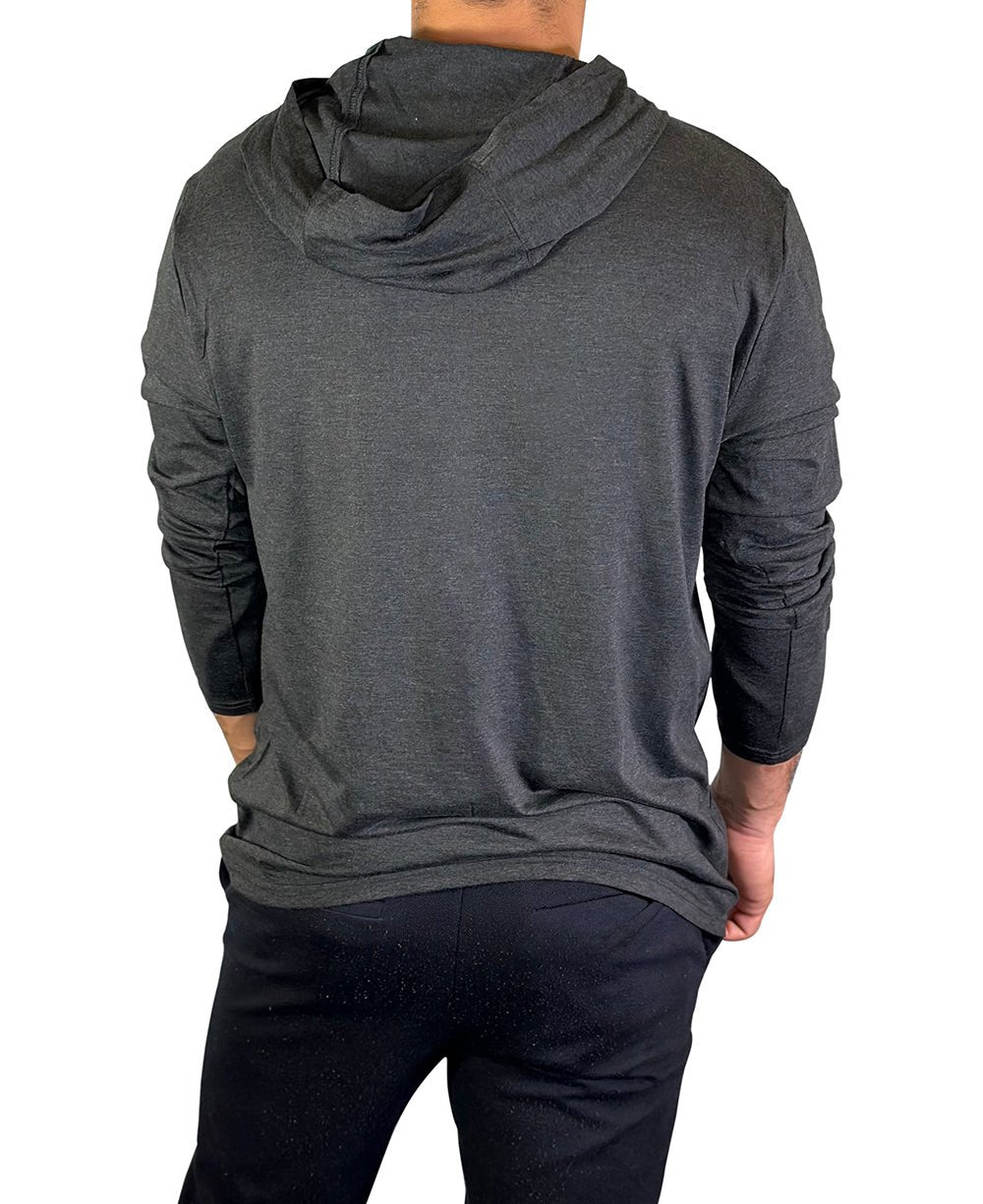 Men's Lightweight Karma Long Sleeve Hoodie - Shirts & Tops S
