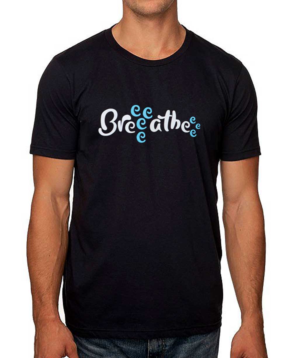 Men’s Organic Cotton Breathe Yoga T-Shirt, USA - Shirts & Tops S