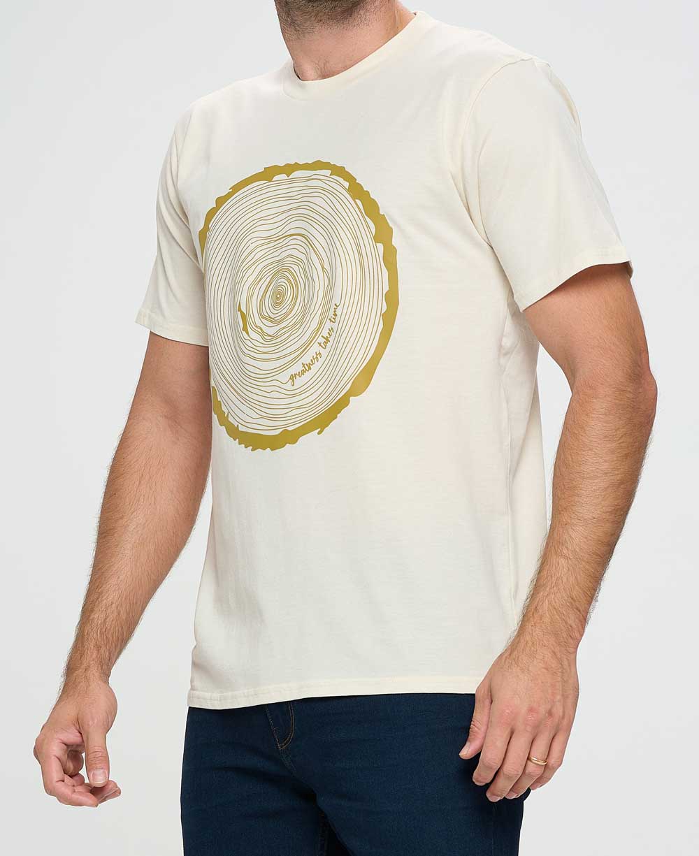 Men’s Organic Cotton Greatness Takes Time T-Shirt, USA - Shirts & Tops S