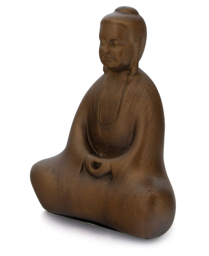 Minimalist Abstract Meditating Buddha Statue - Sculptures & Statues