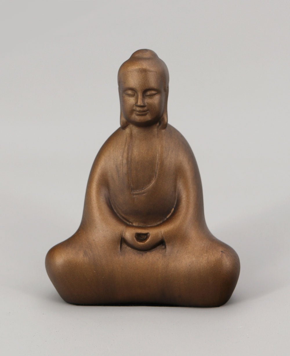 Minimalist Abstract Meditating Buddha Statue - Sculptures & Statues