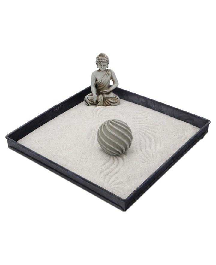 Minimalist Zen Orb Sand Art Buddha Zen Garden - Home & Garden