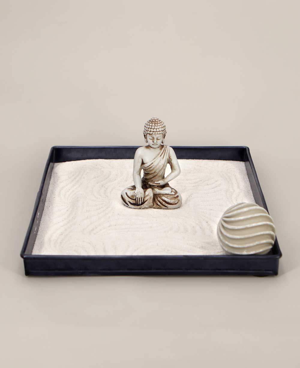 Minimalist Zen Orb Sand Art Buddha Zen Garden - Home & Garden