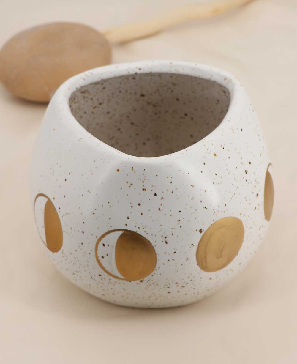 Moon Phase Celestial Design Vase or Pot Planters - Pots & Planters Small