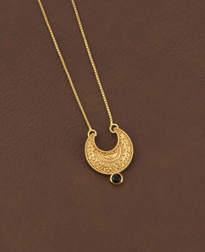 Moon Phase Mandala Art Gemstone Inspirational Necklace - Necklaces Labradorite