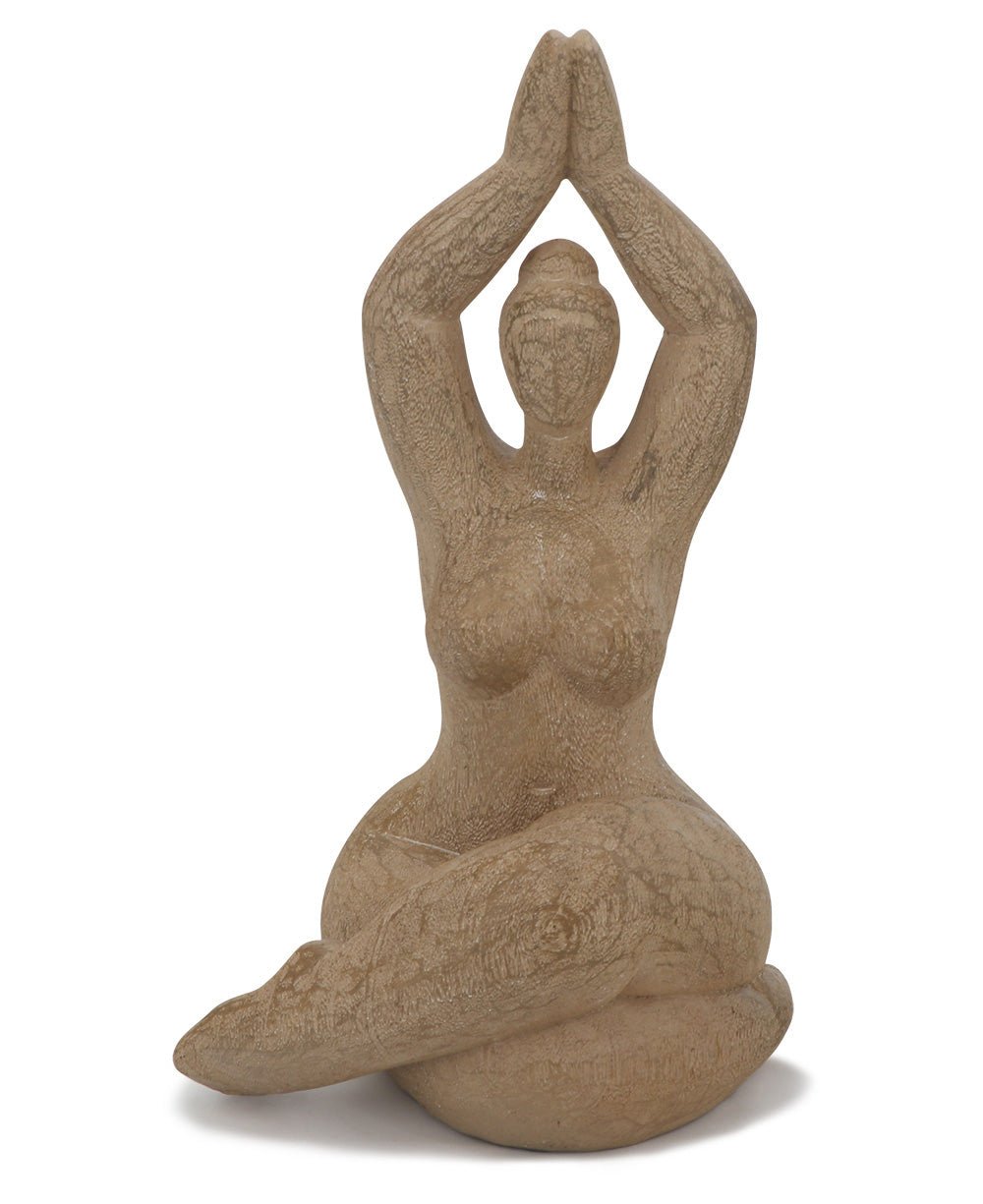 Resin Woman Yoga Pose Statue Figurine Creative Yoga Sculpture - China Home  Decoration and Resin Home Statues price
