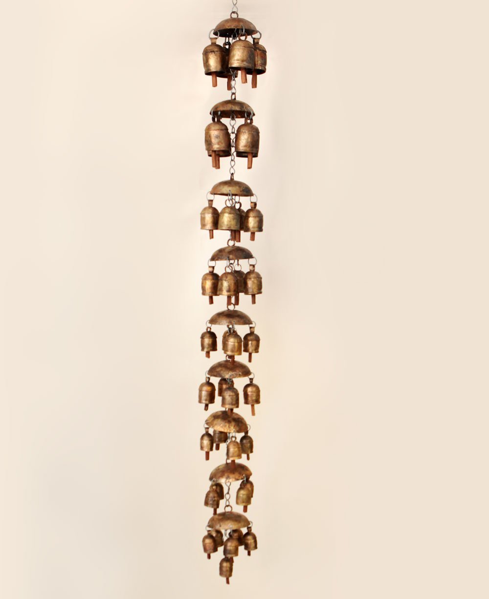 Nine Tier Regal Bell Chime with 37 bells - Wind Chimes
