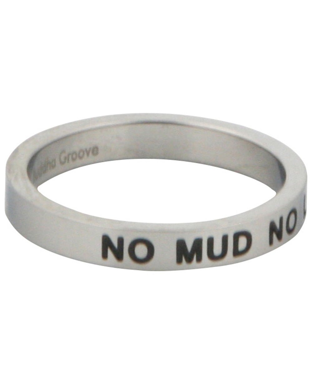 No Mud No Lotus Inspirational Ring - Size 6
