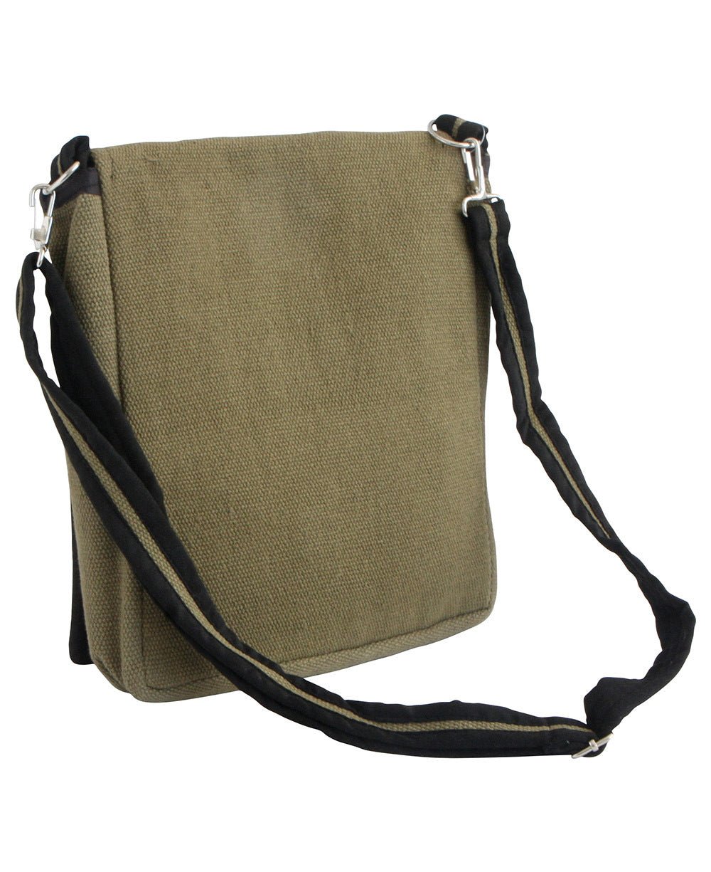 Om Messenger Cross Body Bag - Handbags Green
