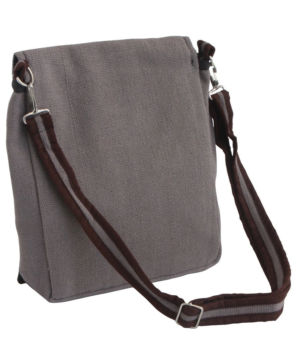 Om Messenger Cross Body Bag - Handbags Grey