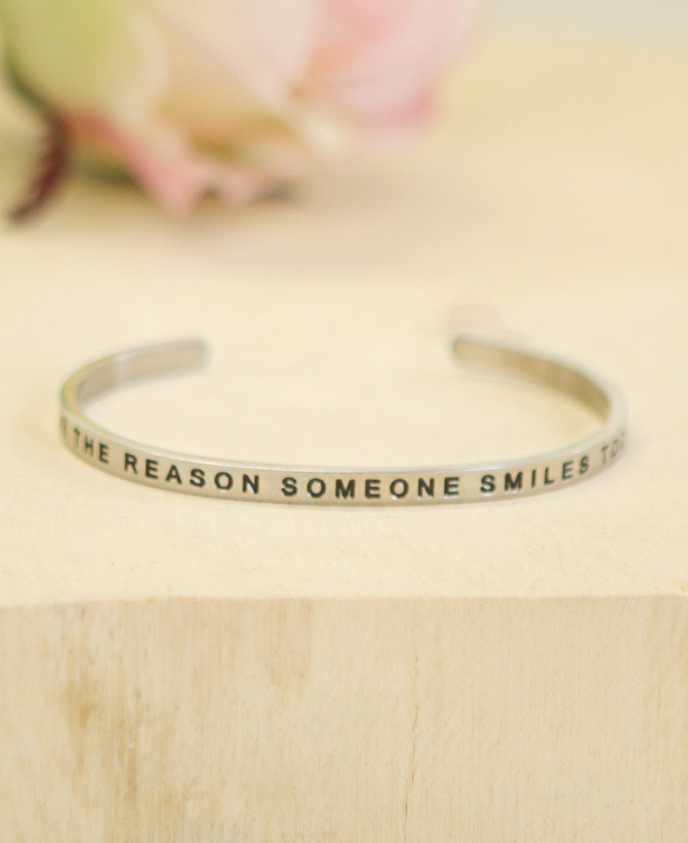 Optimistic Bracelet, Be The Reason Someone Smiles Today - Bracelets