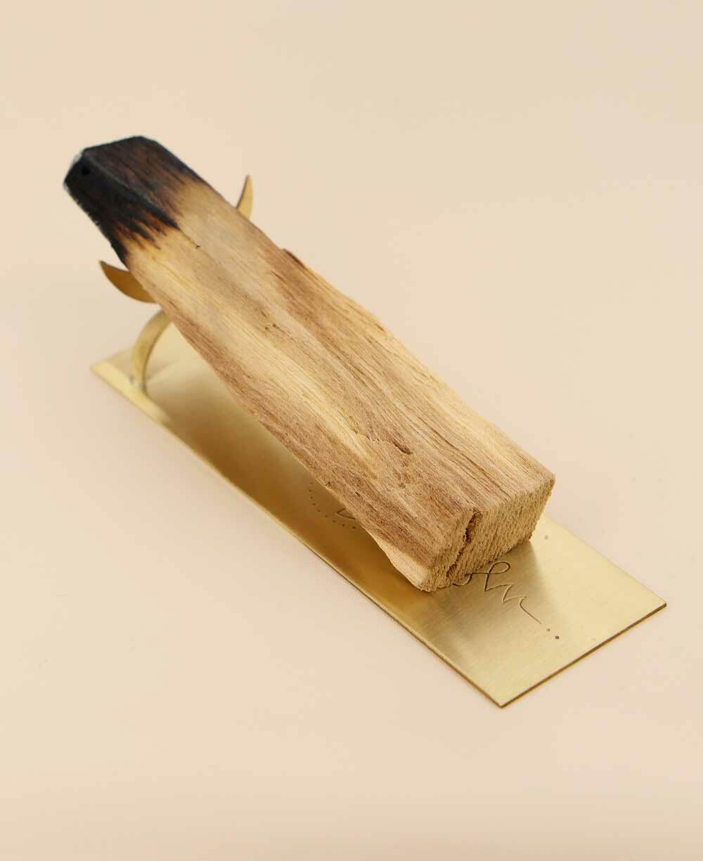 Palo Santo Wood & Sage Holder - Incense Holders