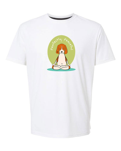 Paw-fectly Perfect Men's Recycled Yoga Dog T-Shirt - Shirts & Tops S