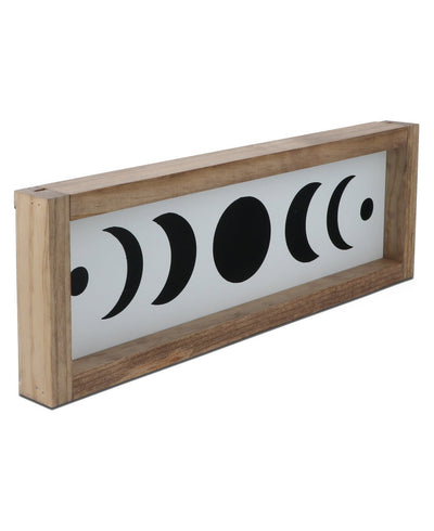 Phases of the Moon Handmade Wooden Plaque - Posters, Prints, & Visual Artwork