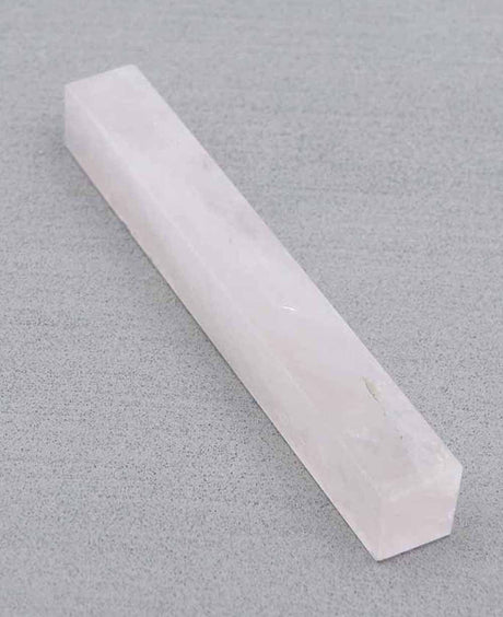 Polished Rose Quartz Gemstone Wand - Home & Garden