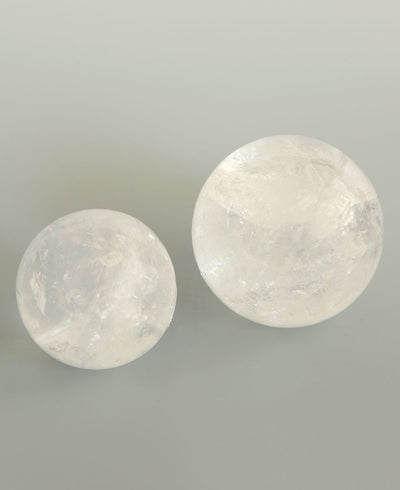 Prominent Crystal Quartz Gemstone Spheres - Medium