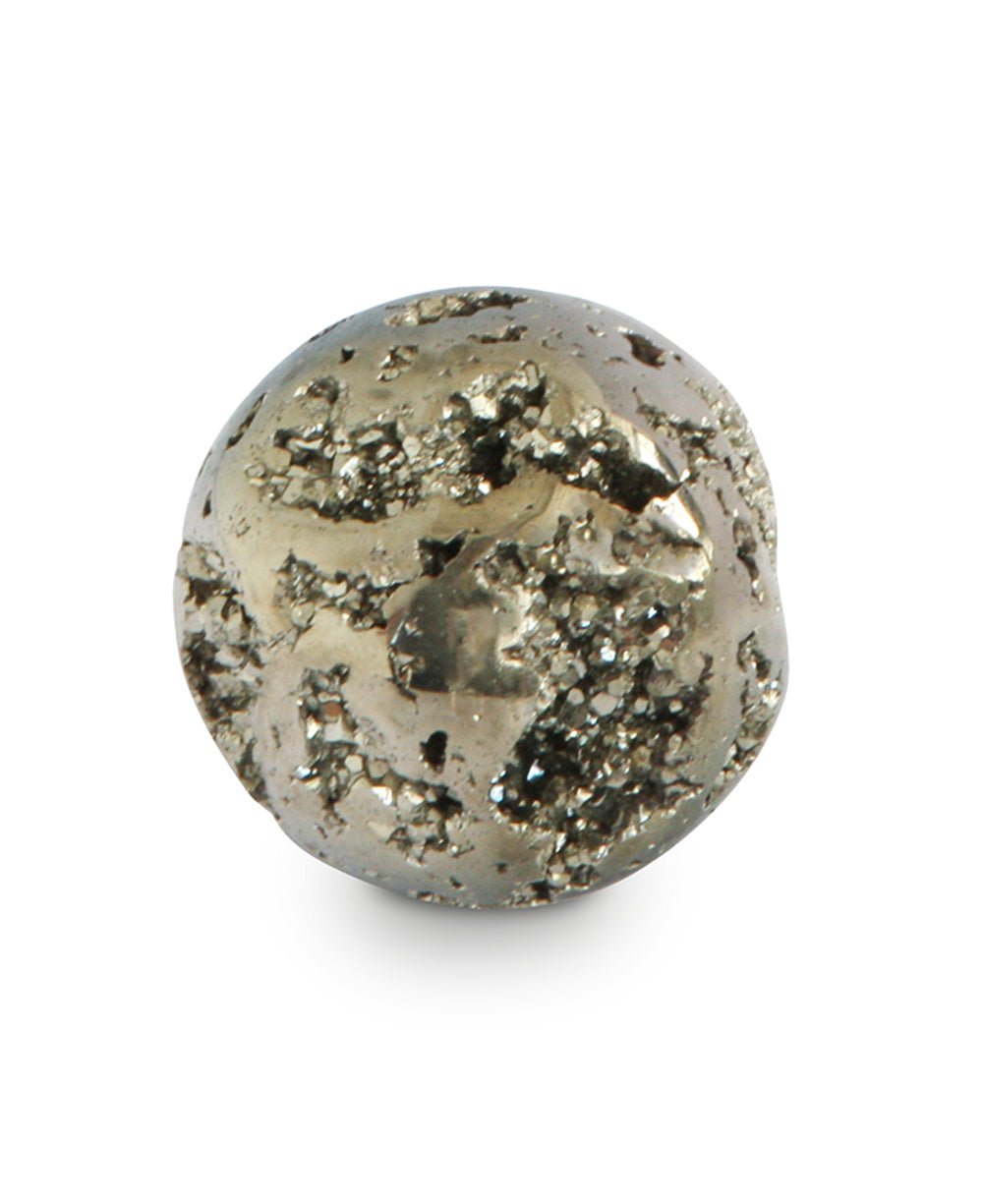 Pyrite Gemstone Sphere for Luck and Confidence -